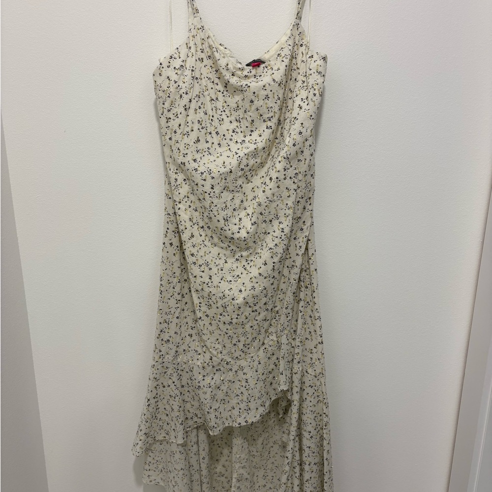 Vince Camuto Tan Gold High Low Sundress